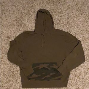 Green with Camo Pocket GAP Hoodie